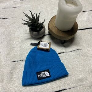 NWT The North Face Acoustic Blue One size fits all Short beanie